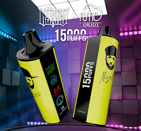 Vape Fume Nicky Jam 15.000 Puffs 0% Nic El Ganador (Mango Kiwi)