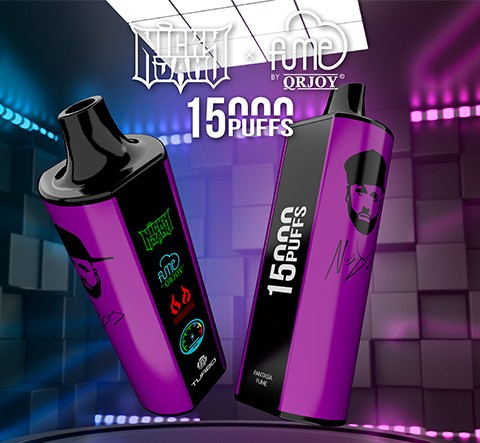Vape Fume Nicky Jam 15.000 Puffs 0% Nic Fantasia Fume (Grape Kiwi)