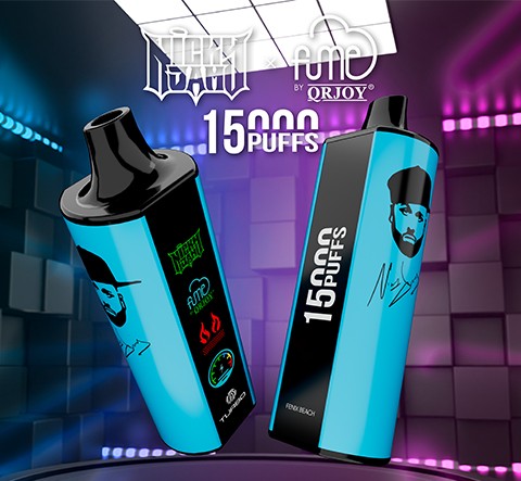 Vape Fume Nicky Jam 15.000 Puffs 0% Nic Fenix Beach (Blueberry Coconut)