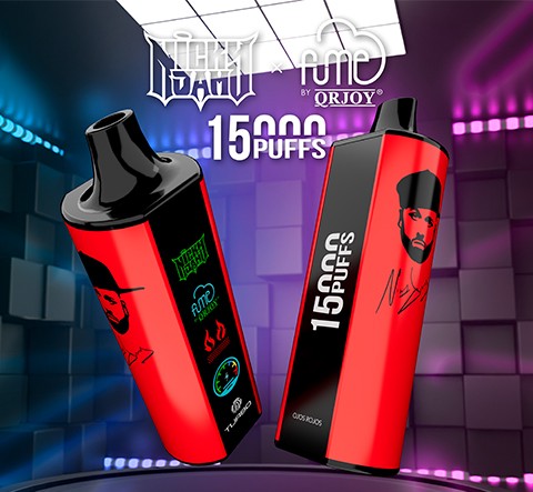 Vape Fume Nicky Jam 15.000 Puffs 0% Nic Ojos Rojos (Cherry Berries)