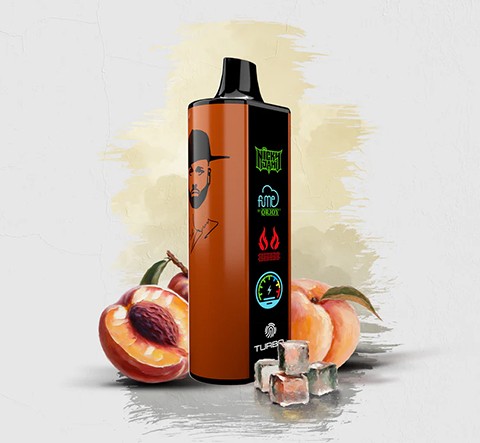 Vape Fume Nicky Jam 15.000 Puffs 0% Nic Peach XXX (Peach Ice)