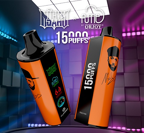 Vape Fume Nicky Jam 15.000 Puffs 0% Nic Peach XXX (Peach Ice)