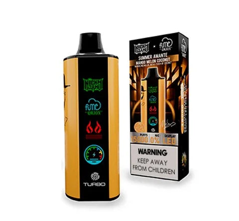 Vape Fume Nicky Jam 15.000 Puffs 0% Nic Summer Amante (Mango, Melon, Coconut)