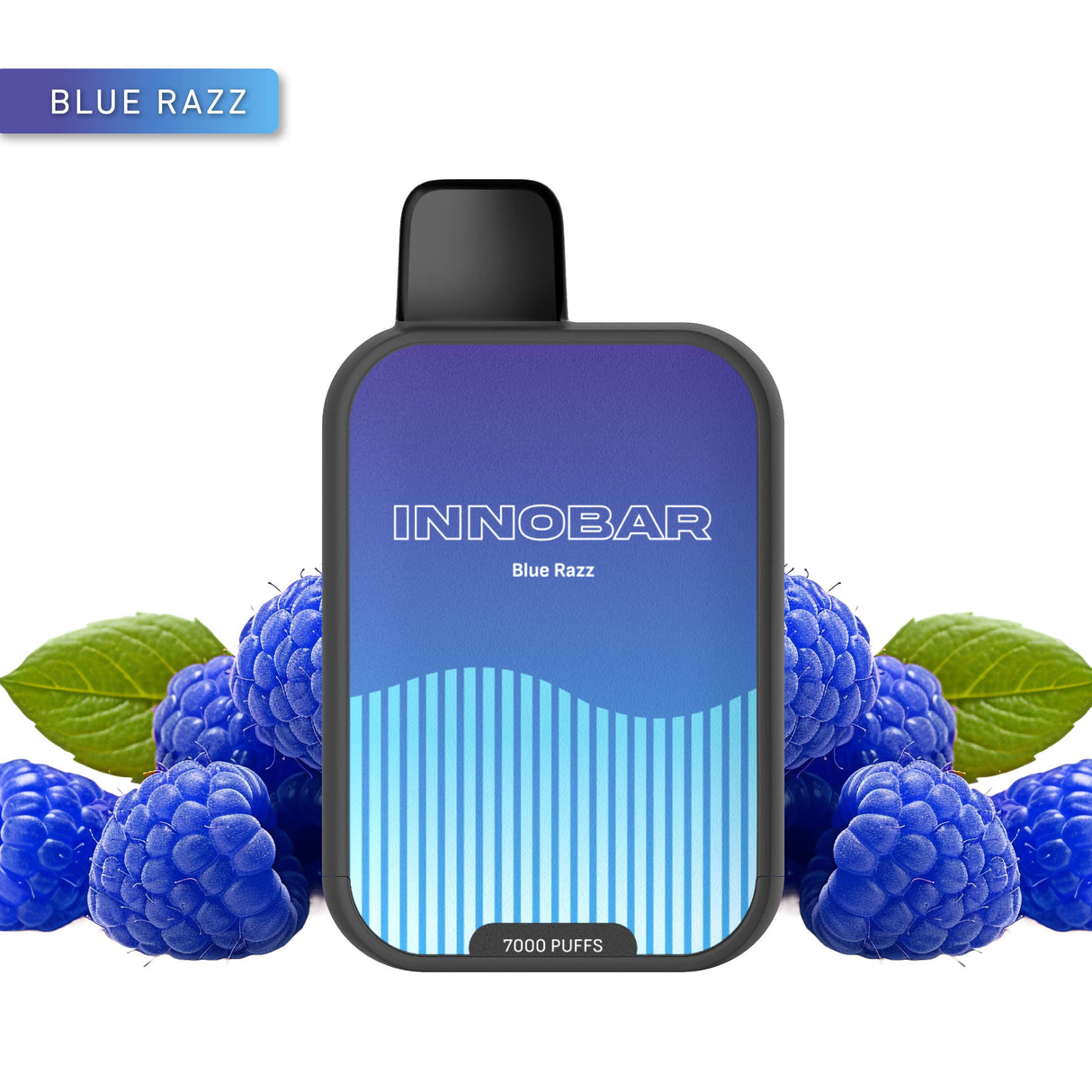 Vape Innobar 7000 Puff 0% Nic Blue Razz