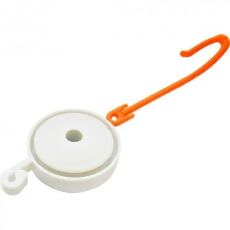 Yo-yo guiado para ramas, accesorio de cultivo indoor con gancho naranja y cuerpo blanco