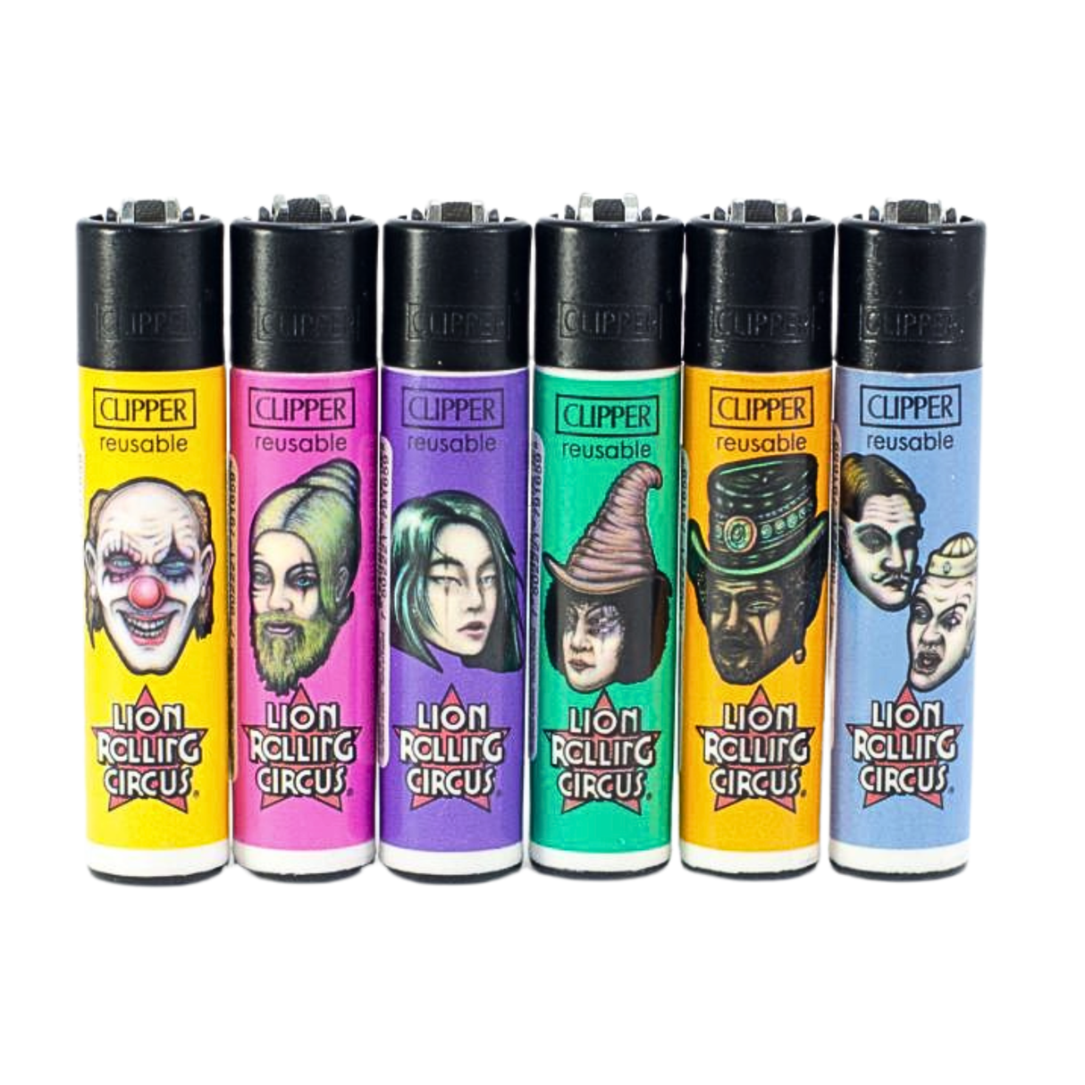 Encendedor Clipper Lion Rolling Circus