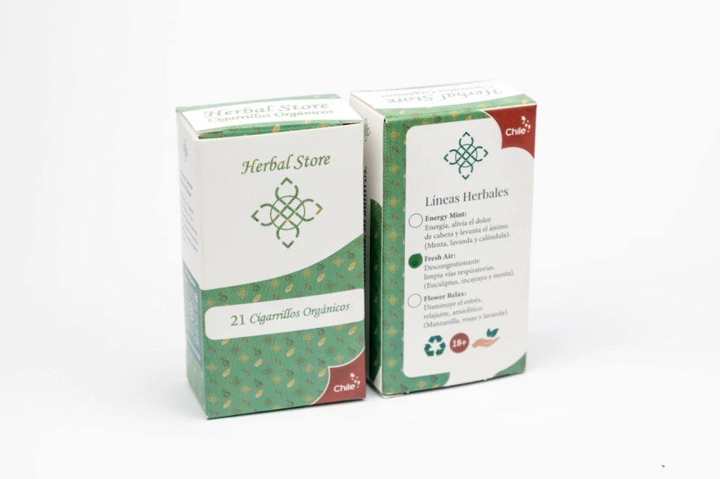 Cigarrillos Orgánicos Set 21 Fresh Air - Herbal Store