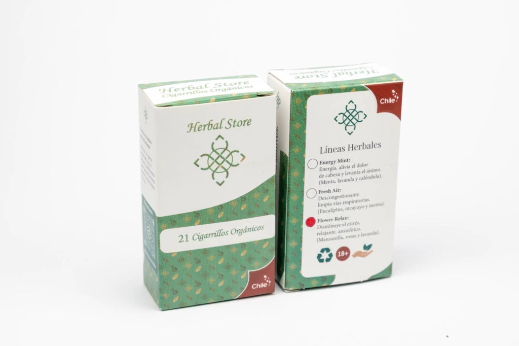Cigarrillos Orgánicos Set 21 Flower Relax - Herbal Store