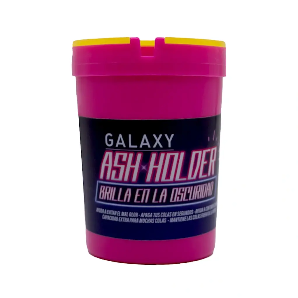 Cenicero De Auto Ash Holder Glow In The Dark Pink - Galaxy