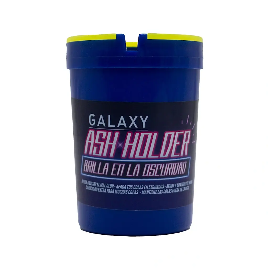 Cenicero De Auto Ash Holder Glow In The Dark Blue - Galaxy