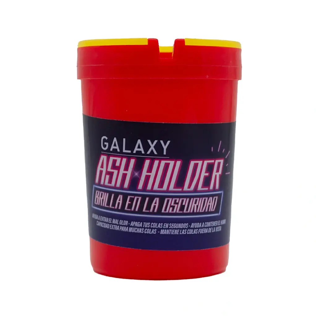 Cenicero De Auto Ash Holder Glow In The Dark Red - Galaxy
