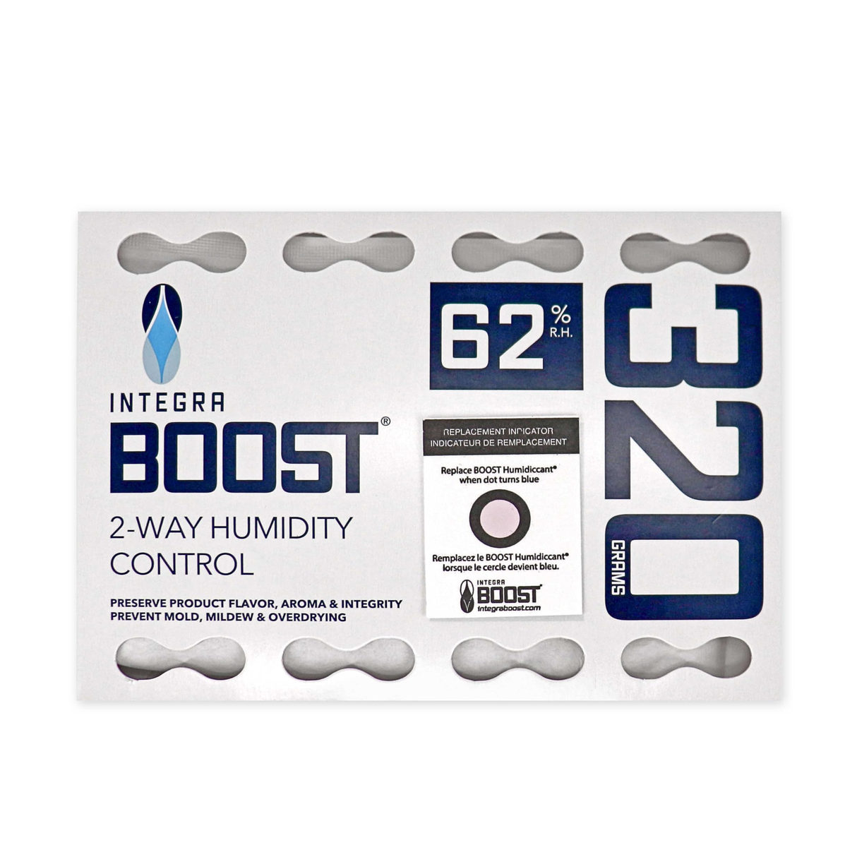 Regulador de humedad en Sachet 62% 320 grs Integra Boost