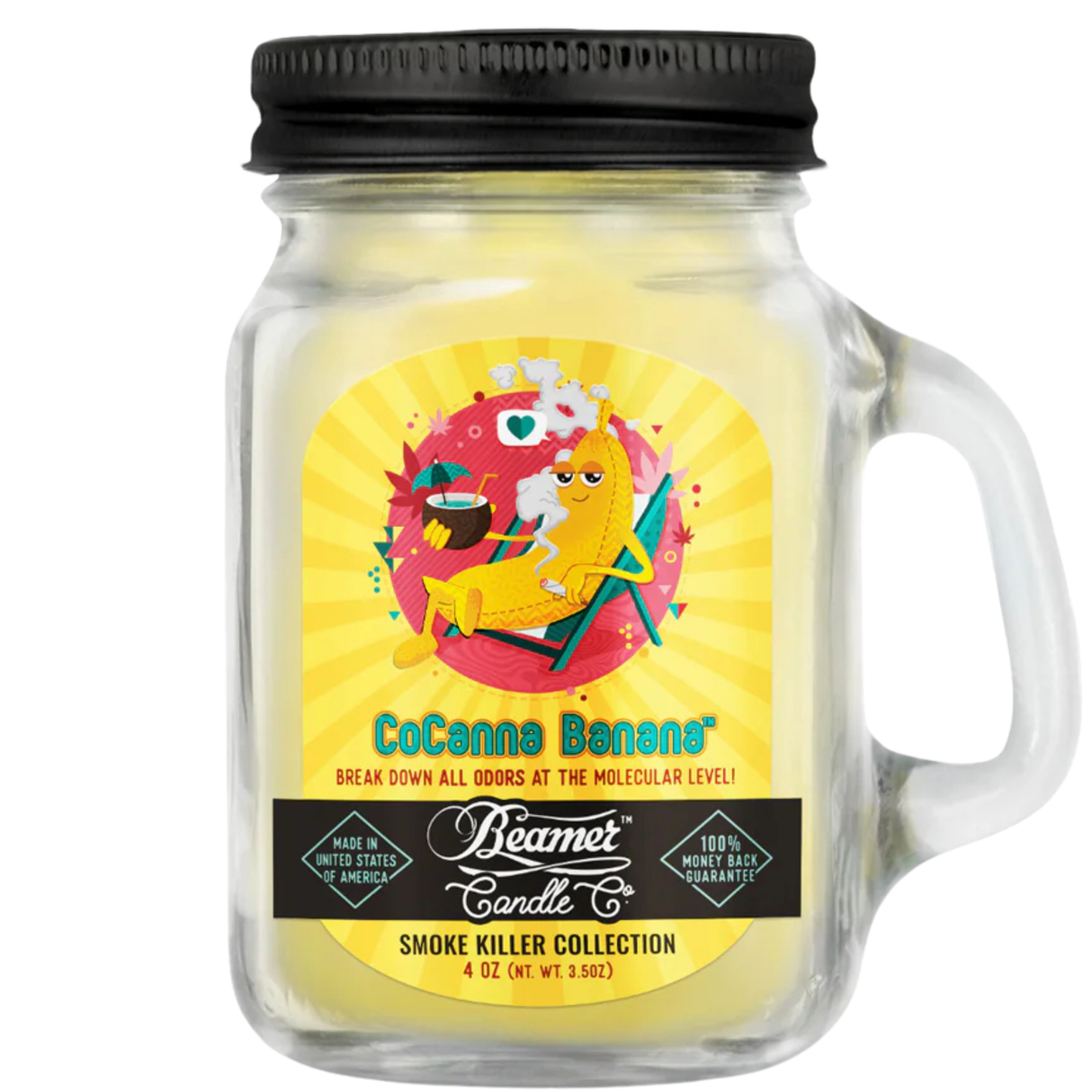 Vela Small CoCanna Banana - Beamer Candle