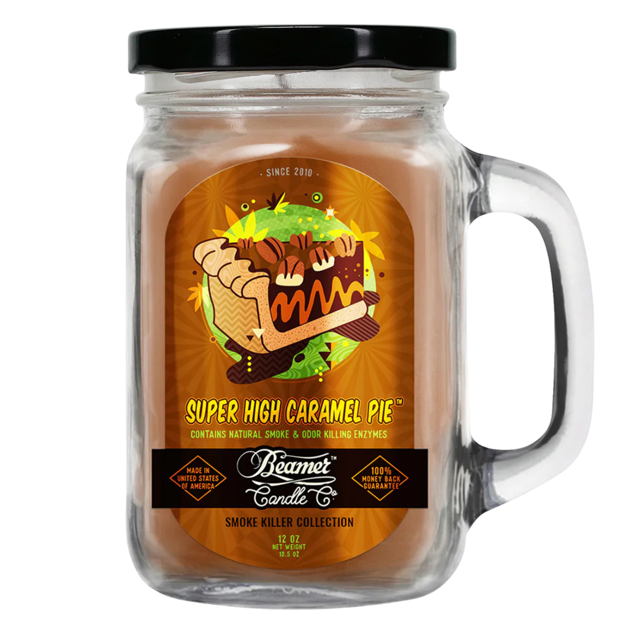 Vela Large Super High Caramel Pie - Beamer Candle