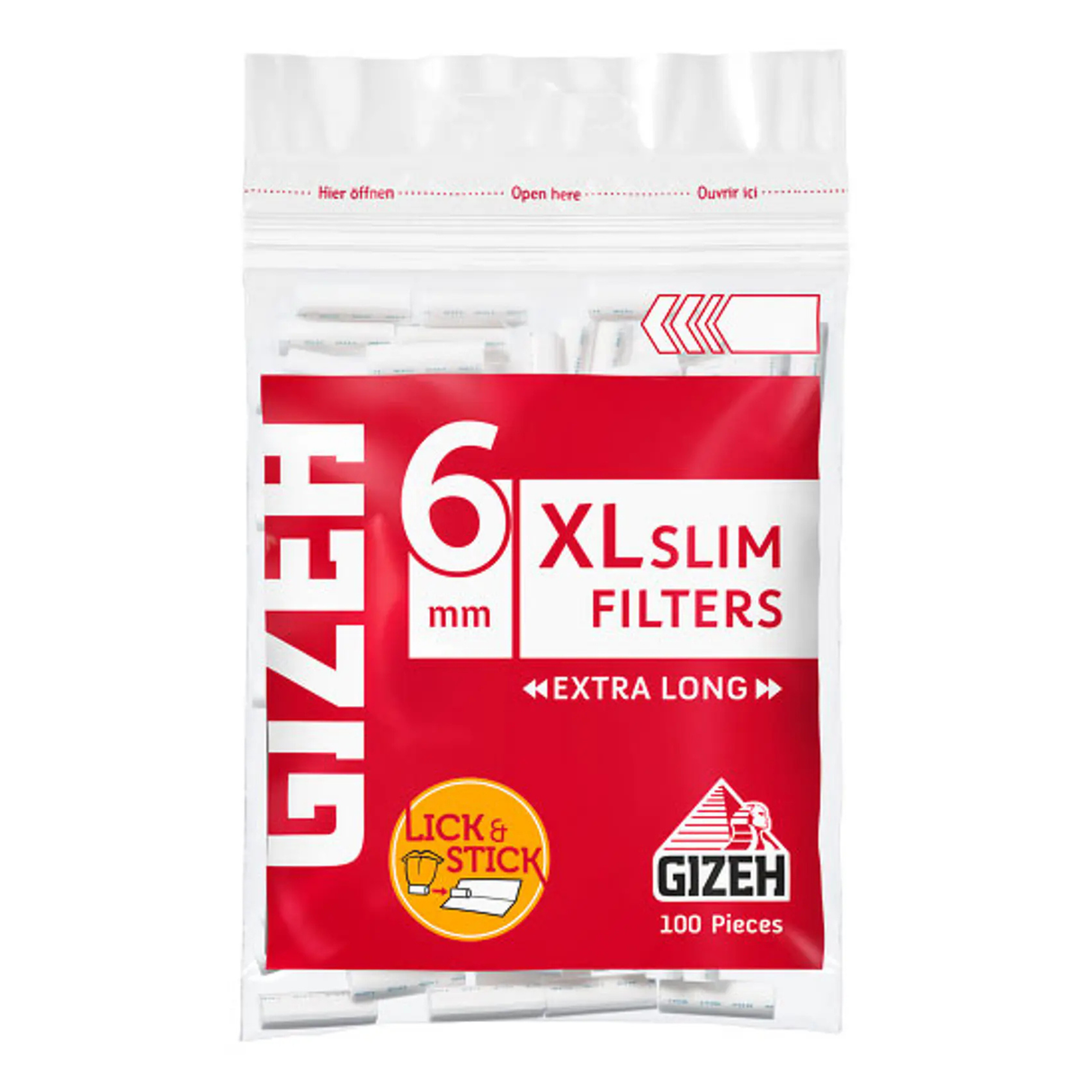 Filtros Gizeh XL SLim 100 unid.