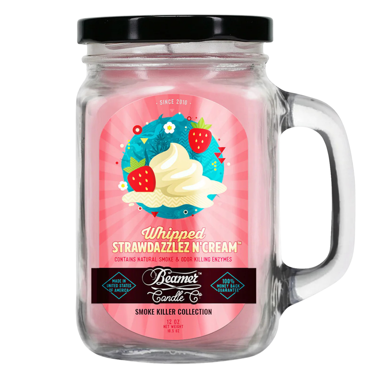 Vela Large Whipped Strawdazzlez N Cream - Beamer Candle