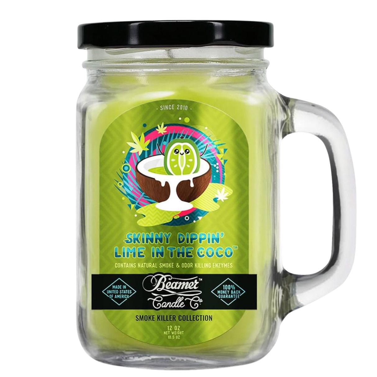Vela Large Skinny Dippin Lime in the Coco - Beamer Candle