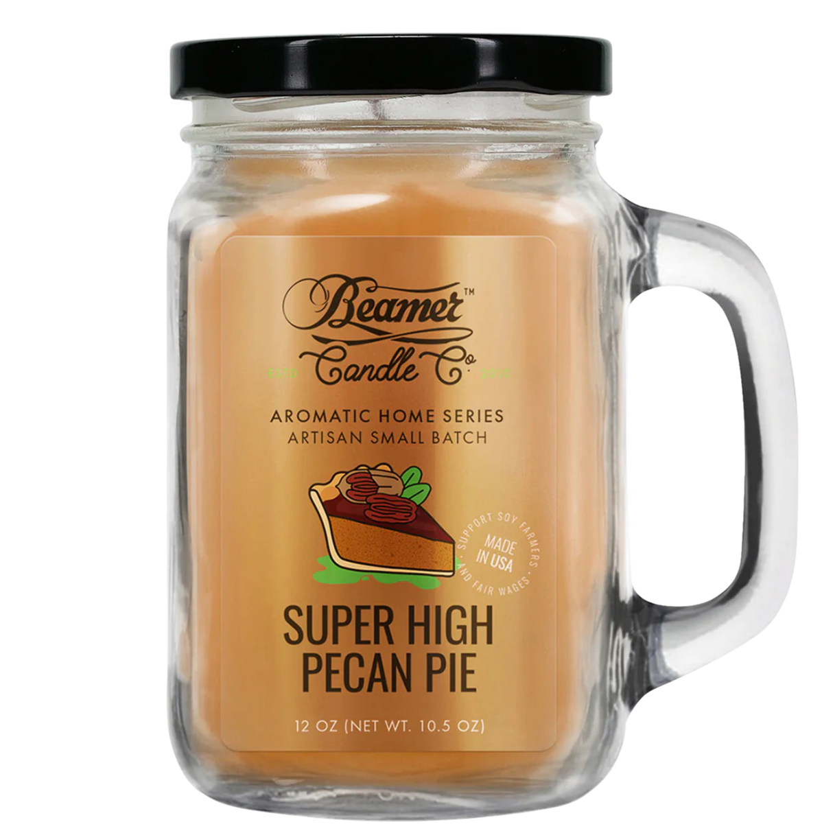 Vela Large Super High Pecan Pie - Beamer Candle