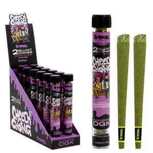 Tubo Cono Terpene Blunts x2 Blackberry OGK Cheech&Chong G-Rollz — display