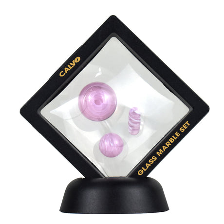 Marble Set Pink Calvoglass
