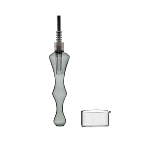 Nectar Collector Obelisk Clear Black - BongLab