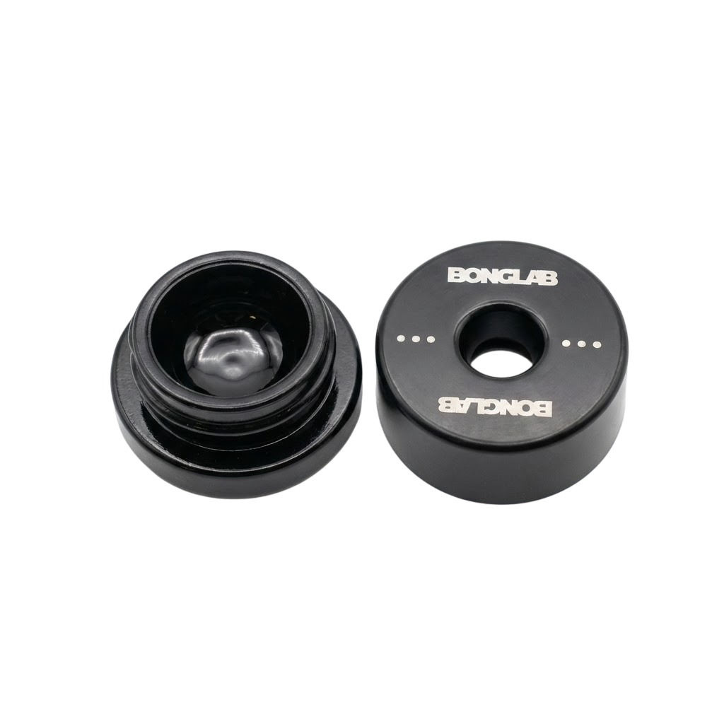 Contenedor Extractos Al Vacio Redondo Negro 4ML - Bonglab