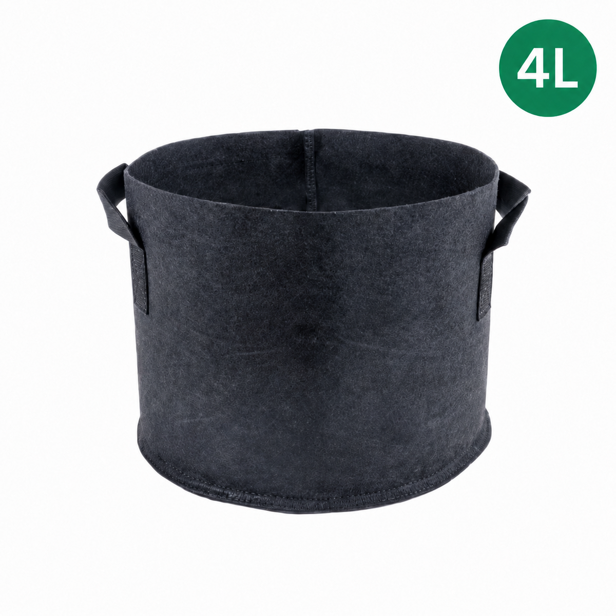 Maceta Textil Negra 4L - Kasvi