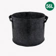Maceta Textil Negra 56L - Kasvi