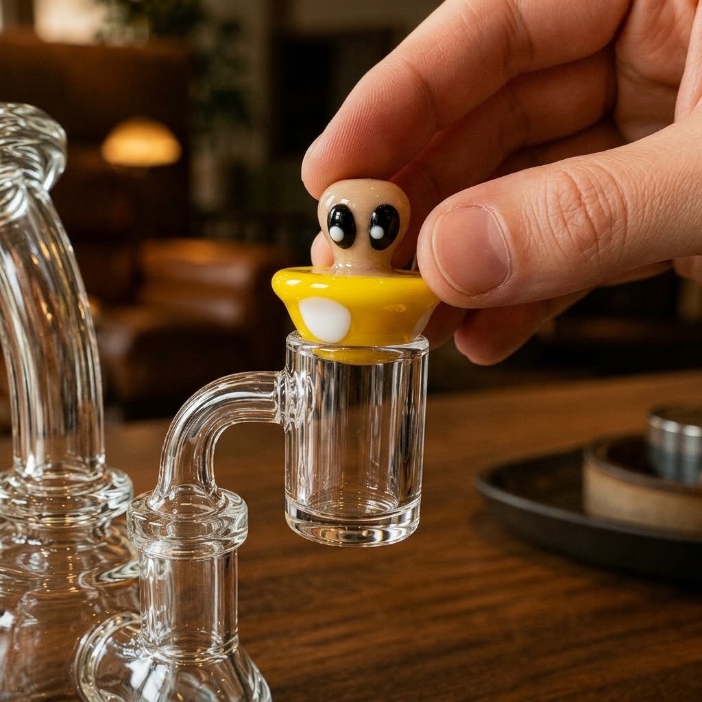 Carb Cap Fungi Collection Yellow - BongLab