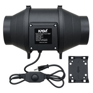 Extractor TT Black Pro 125mm 2 Velocidades 482-610 m3/h - Kasvi