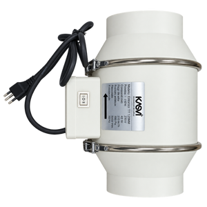 Extractor TT 125mm 312 m3/h con Cable - Kasvi