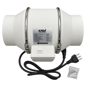Extractor TT 150mm 540 m3/h con Cable - Kasvi