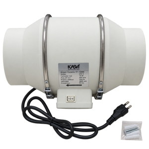 Extractor TT 150mm 540 m3/h con Cable - Kasvi