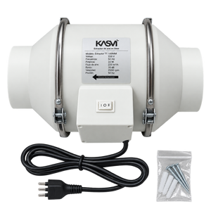 Extractor TT 150mm 540 m3/h con Cable - Kasvi