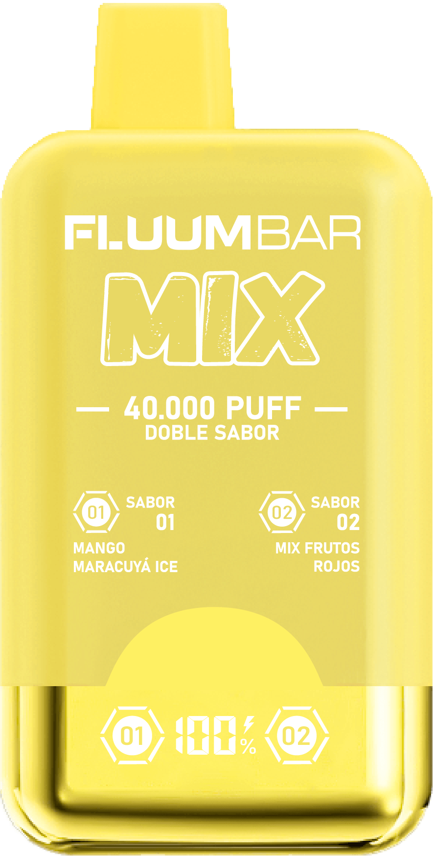 Vape Desechable Fluumbar Mix 40.000 Pff 4.5% nic - Mango Maracuya y Mix Frutos Rojos