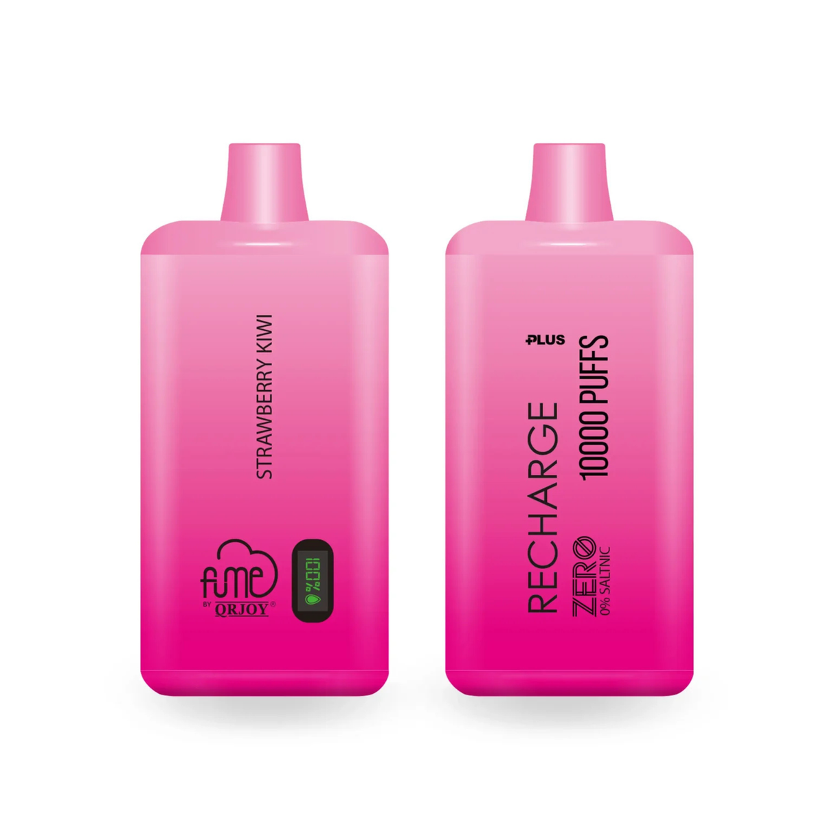 Vape Fume 10.000 Puff Recharge Plus 0% Nic Strawberry Kiwi