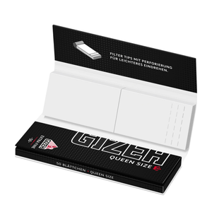 Papelillos Gizeh Negro 1 1/4 + Tips