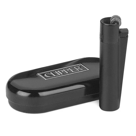 Encendedor Clipper Metalico Black