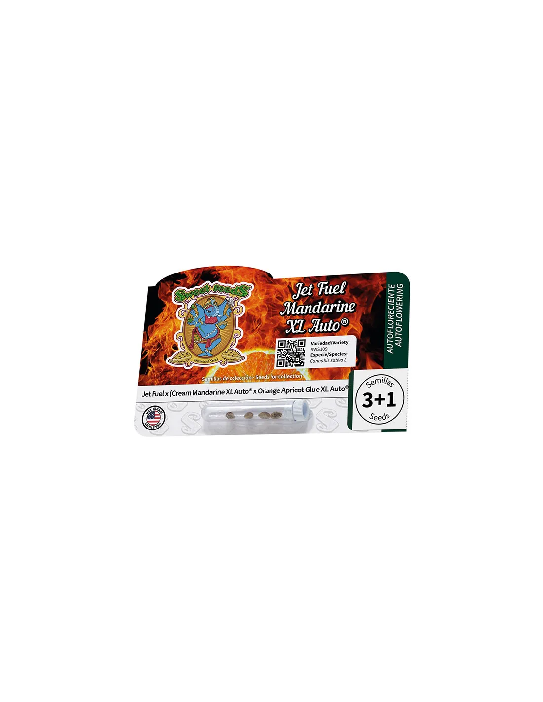 Jet Fuel Mandarine XL Auto 3+1 Semillas Sweet Seeds