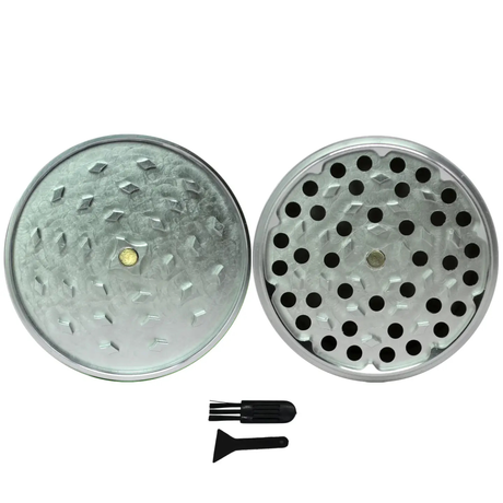 Moledor Metalico Silver 4 Pcs 73mm Galaxy