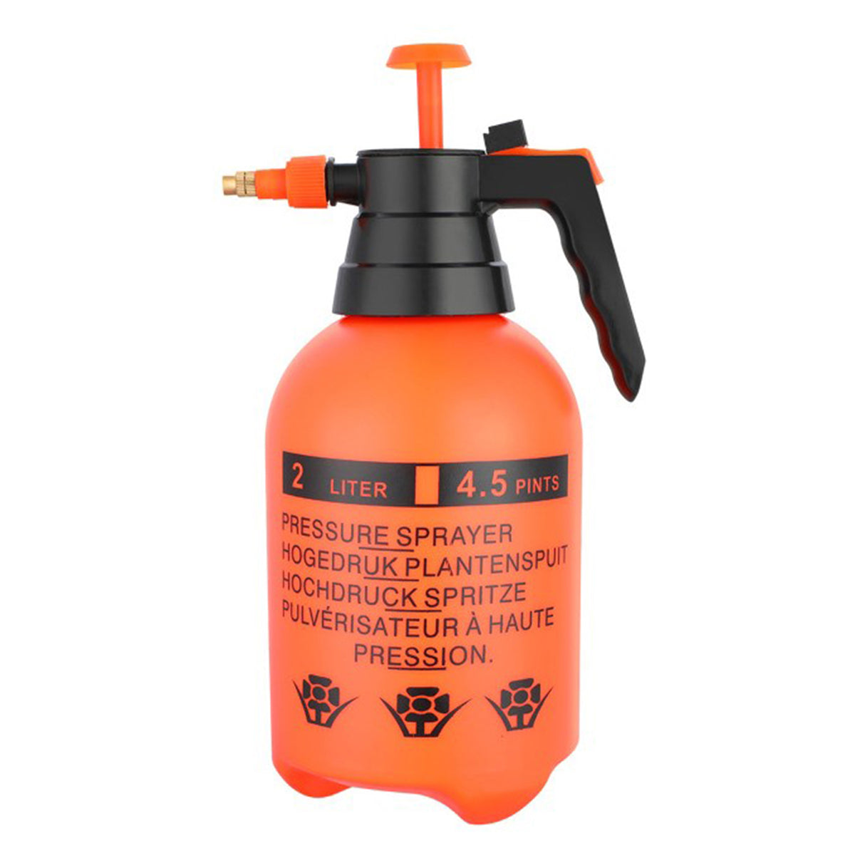 Pulverizador Presión Previa 2Lts Naranja