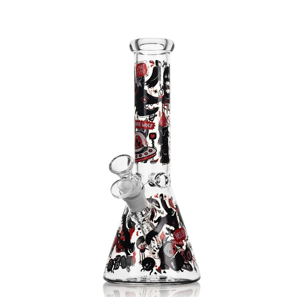 Bong Urban Beaker Red 25 cm