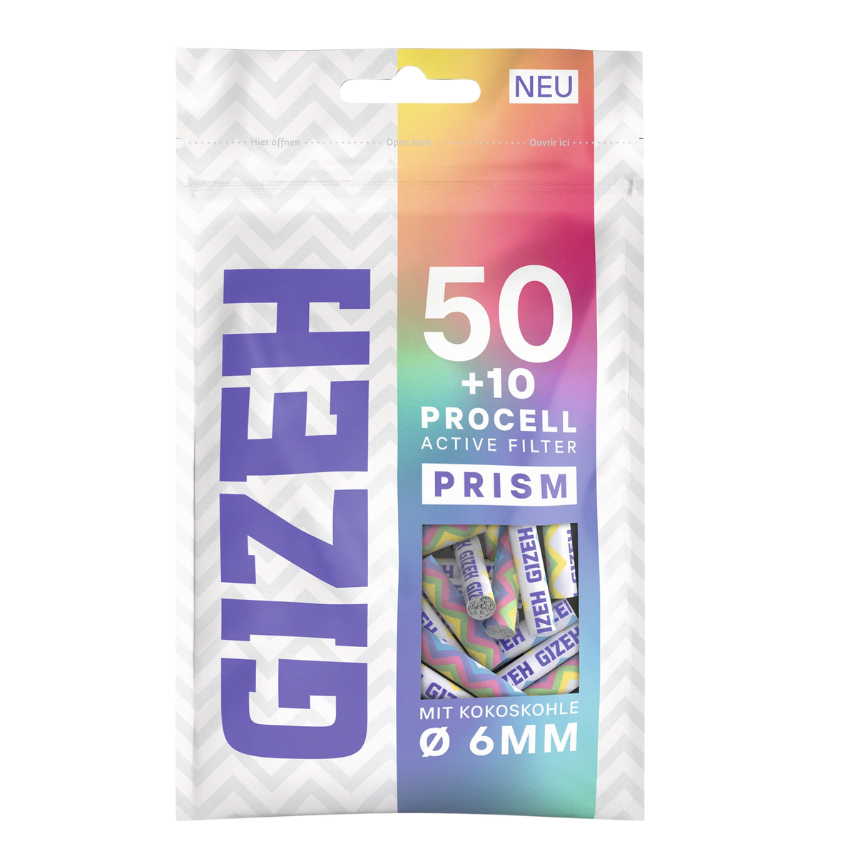 Filtros De Carbon Activado Procell Prism 50u - Gizeh