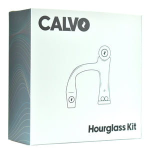 Banger Hourglass Set Full Weld 14 mm Calvoglass