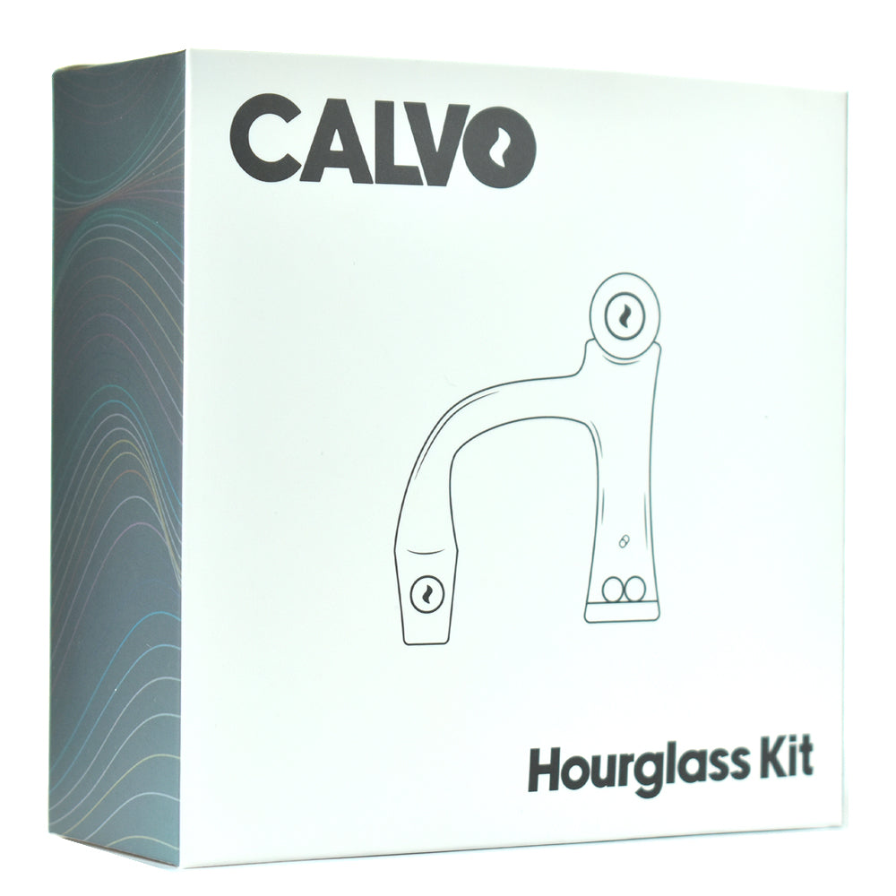 Banger Hourglass Set Full Weld 14 mm Calvoglass