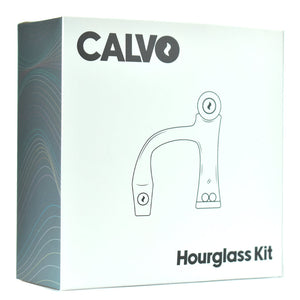 Banger Hourglass Set Full Weld 14 mm Calvoglass