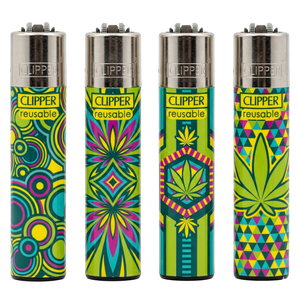 Encendedor Clipper Green Leaves