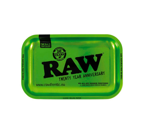 Bandeja Metálica RAW Mediana Verde Esmerald 20 Aniversario