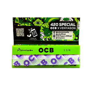 Papelillo Ocb Negro Premium  420 edición limitada 1 1/4