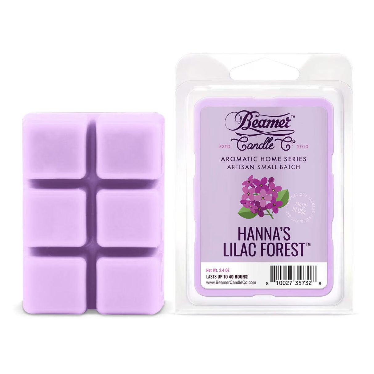 Vela Wax Drop Hannas Lilac Forest Edición Limitada - Beamer Candle